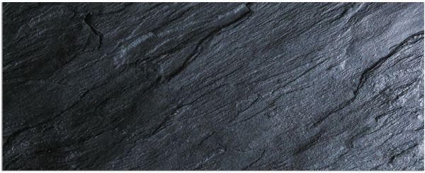 Teppichläufer Küchenläufer Teppich schwarzer Schiefer Optik waschbar -  60x150 cm kaufen