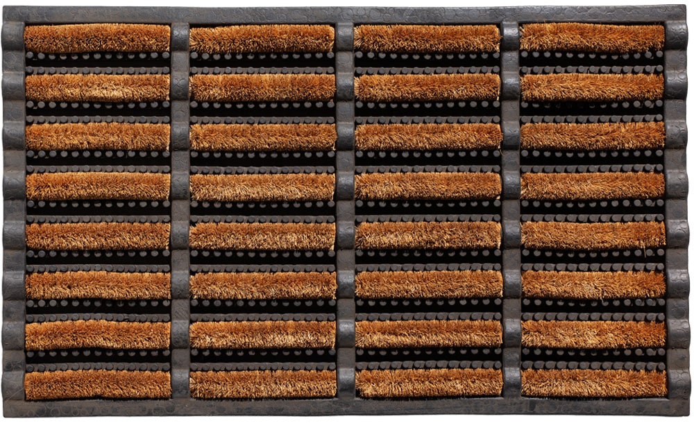 Fußmatte Türmatte Outdoor Gummi & Noppen wetterfest schwarz rechteckig  40x60 cm kaufen