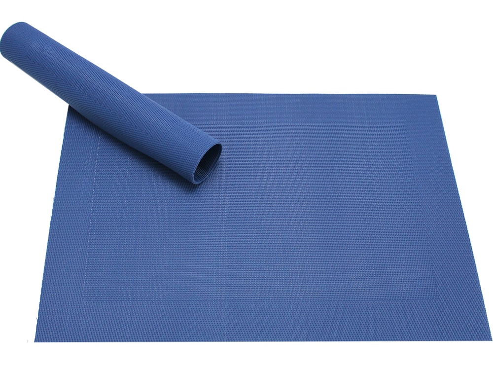 Tischset Platzset BORDA blau dunkelblau 1 Stk. Kunststoff gewebt abwaschbar  kaufen