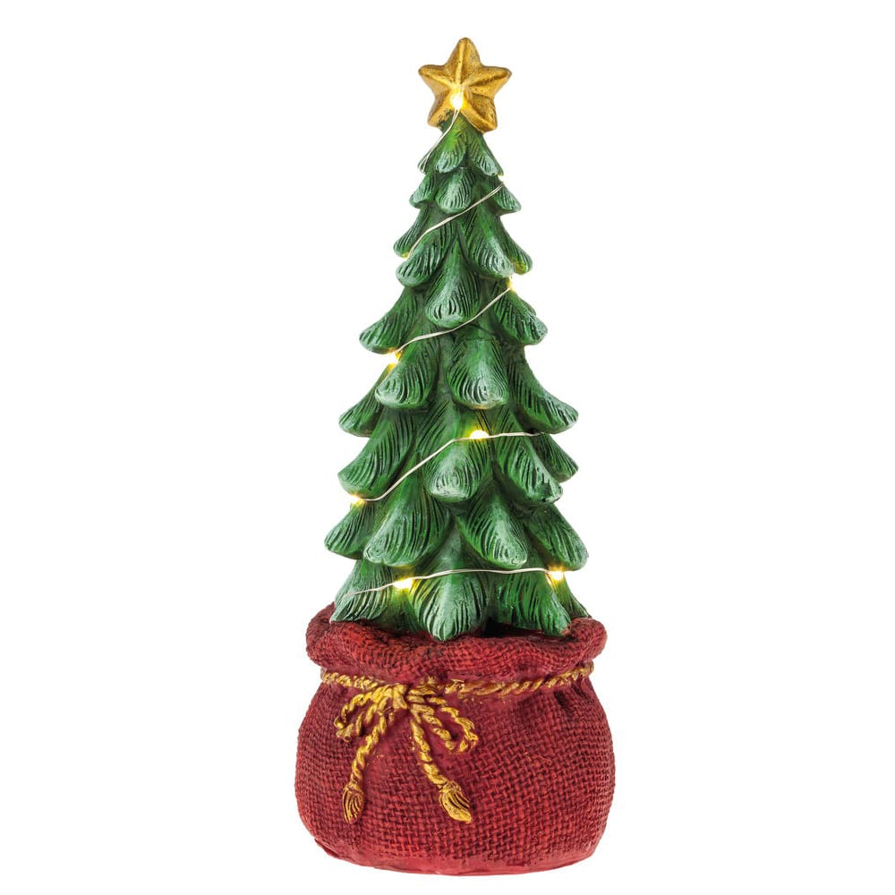 kaufen 23 Dekofigur cm Polyresin Tannenbaum Weihnachtsdeko bunt LED-Weihnachtsbaum