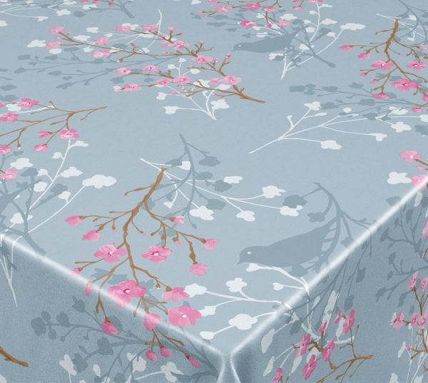 Tischdecke In- Outdoor Tischtuch Kirschblüte Vlies bunt 110x140 cm