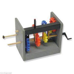 matches21 - Webshop 3 Gang Getriebe Modell Bausatz Kinder Werkset Bastelset ab 12 Jahren 101175 1 1 7