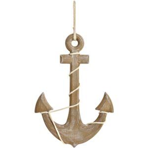 matches21 - Webshop Anker mit Tau Dekoanker Haengedeko Holz maritime Dekofigur braun 1 Stk 42x60 cm 123959 1 17