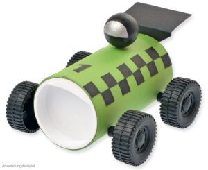 matches21 - Webshop Auto Rennauto Bastelset Kartonrollen Kreativset zum Bemalen fuer Kinder ab 6 Jahren 118833 7 1 11