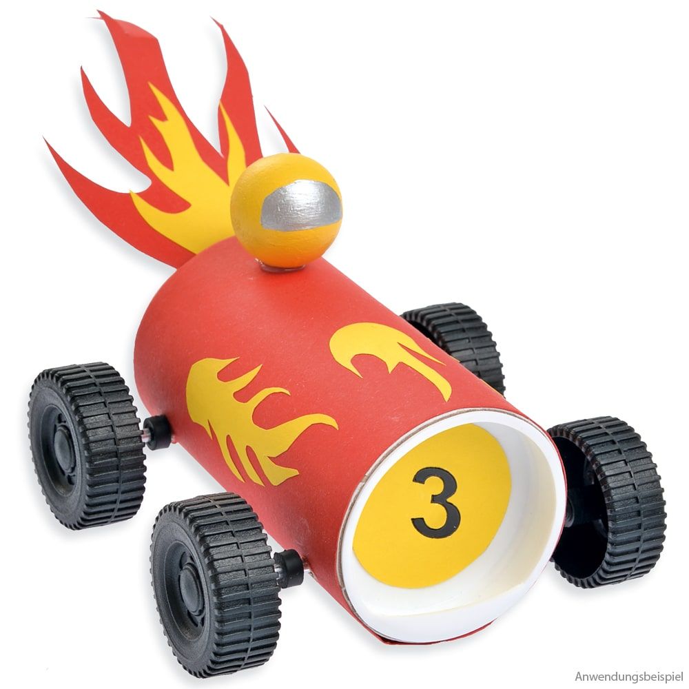 matches21 - Webshop Auto Rennauto Bastelset Kartonrollen Kreativset zum Bemalen fuer Kinder ab 6 Jahren 118833 8 1 4