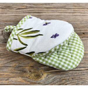 matches21 - Webshop Backofenhandschuh LAVINA Ofenhandschuh Baumwolle Lavendel 126817 1 7