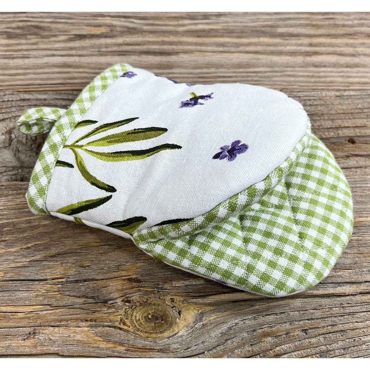 Backofenhandschuh LAVINA Ofenhandschuh Baumwolle Lavendel