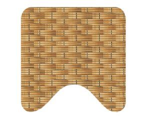 matches21 - Webshop Bad Sets NOVA TEX Weichschaum Rattan mit ohne Ausschnitt braun 2er 2 Formate 124692 1 1 5
