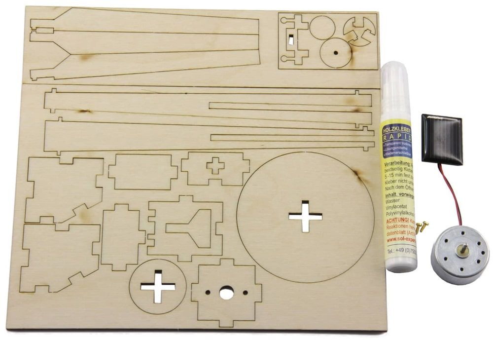 matches21 - Webshop Bastelset Windgenerator Bausatz Solar gelaserte Holzteile fuer Kinder ab 10 Jahren 122713 1 1 2