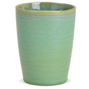 matches21 - Webshop Becher Trinkbecher ohne Henkel Keramik Steingut Tasse gruen 1 Stk B WARE 121333 1 29