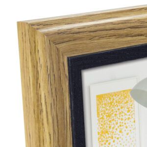 matches21 - Webshop Bilderrahmen Fotorahmen Holz braun schwarz gemasert rustikal Hoch Quer 4 Formate 125005 5 1 17