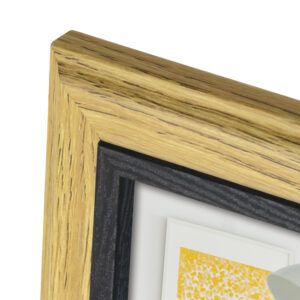 matches21 - Webshop Bilderrahmen Fotorahmen Holz braun schwarz gemasert rustikal Hoch Quer 4 Formate 125005 6 1 18