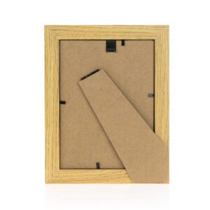 matches21 - Webshop Bilderrahmen Fotorahmen Holz braun schwarz gemasert rustikal Hoch Quer 4 Formate 125005 9 1 21