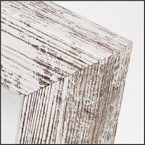matches21 Bilderrahmen Fotorahmen Holz weiss Vintage Look leichte Rillenstruktur 5 Formate 119246 6 1 17