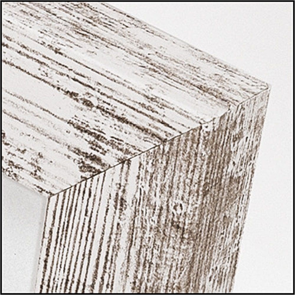 matches21 Bilderrahmen Fotorahmen Holz weiss Vintage Look leichte Rillenstruktur 5 Formate 119246 6 1 8