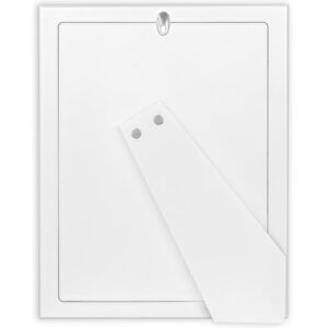 matches21 - Webshop Bilderrahmen Fotorahmen Metall silberfarben Struktur edel Hoch Quer 3 Formate 124954 10 1 16