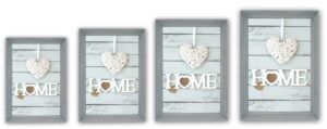 matches21 - Webshop Bilderrahmen Fotorahmen Wechselrahmen Holz grau Shabby Profil gekehlt 4 Formate 119210 1 6