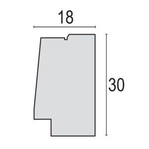 matches21 - Webshop Bilderrahmen Holz braun weiss gemasert schmal Passepartouts Hoch Quer 5 Formate 125008 10 1 44