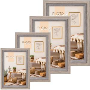 matches21 - Webshop Bilderrahmen Holzrahmen Wechselrahmen Portraetrahmen Holz braun 1 Stk 4 Formate 121647 9 1 25