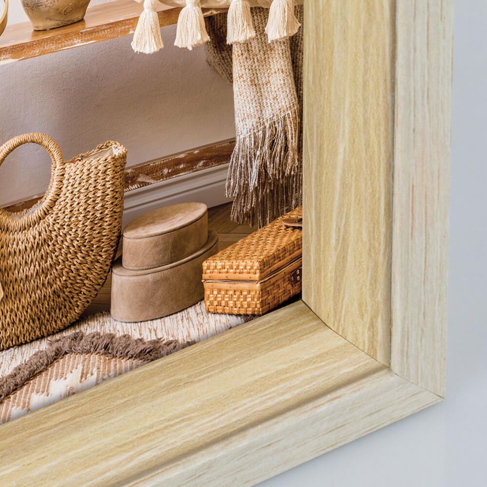 matches21 - Webshop Bilderrahmen Holzrahmen Wechselrahmen Portraetrahmen Holz braun beige 1 Stk 4 Formate 121649 6 1 7