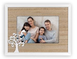 matches21 - Webshop Bilderrahmen Holzrahmen Wechselrahmen Portraetrahmen Rahmen weiss Baum 1 Stk 2 Formate 121582 1 7