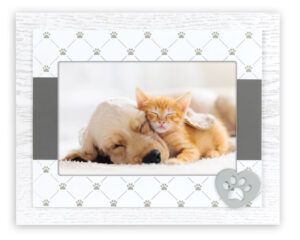 matches21 - Webshop Bilderrahmen Holzrahmen Wechselrahmen weiss grau Hund Pfoten und Katze 1 Stk 10x15 cm 121635 1 19