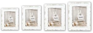 matches21 - Webshop Bilderrahmen Wechselrahmen Fotos Rahmen Holz weiss Shabby Style und Kette 4 Formate 119222 1 38