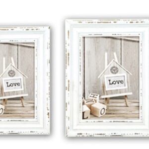 matches21 - Webshop Bilderrahmen Wechselrahmen Fotos Rahmen Holz weiss Shabby Style und Kette 4 Formate 119222 1 38