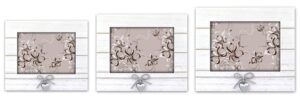 matches21 - Webshop Bilderrahmen horizontal Portraetrahmen mit Herz und Schleife Shabby weiss 3 Formate 119269 1 38