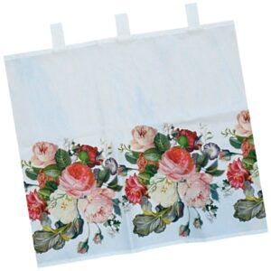 matches21 - Webshop Bistrogardine Gardine Blickdicht und Schlaufen mit bunten Rosen Blueten 1 Stk 6 Groessen 124132 8 1 23