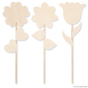 matches21 - Webshop Blume Laubsaegevorlage Bastelset Geschenk basteln und bemalen fuer Kinder ab 7 Jahren 118838 1 1 10