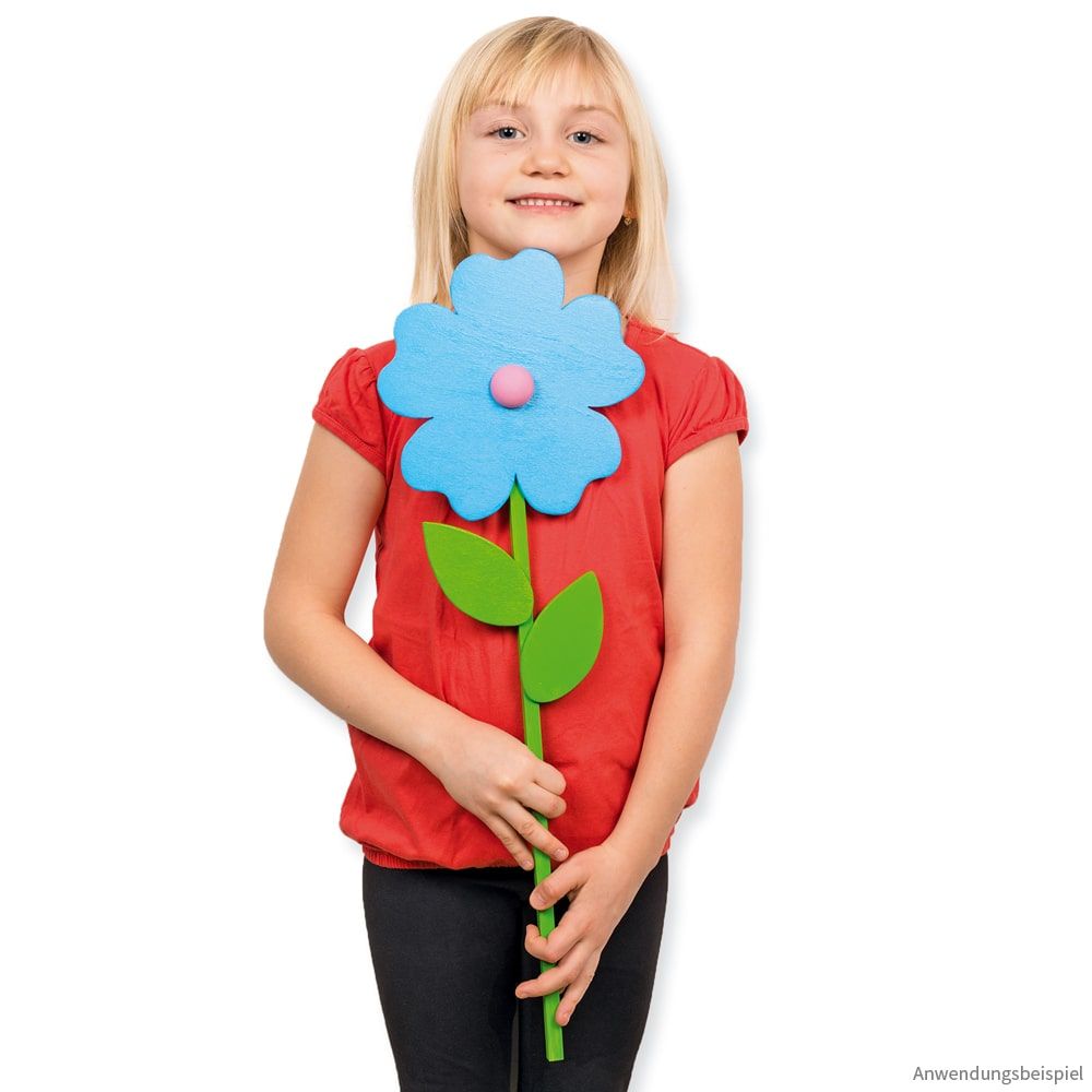 matches21 - Webshop Blume Laubsaegevorlage Bastelset Geschenk basteln und bemalen fuer Kinder ab 7 Jahren 118838 4 1 5