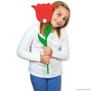 matches21 - Webshop Blume Laubsaegevorlage Bastelset Geschenk basteln und bemalen fuer Kinder ab 7 Jahren 118838 5 1 14