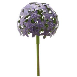 matches21 - Webshop Blumen Blumenkugeln Metall Erdspiess Dekokugeln Outdoor lila flieder 1 Stk 3 Groessen 118712 1 1 14