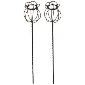 matches21 - Webshop Blumenstecker Set Mohnblume braun 127445 1 22