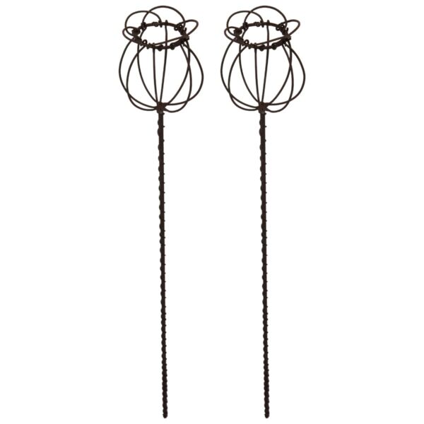 matches21 - Webshop Blumenstecker Set Mohnblume braun 127445 1 1