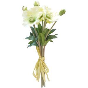 matches21 - Webshop Christrosenbund Kunstblume Dekoblume Kunstpflanze Kunststoff creme 1 Stk 8 cm 121890 1 7