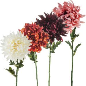 matches21 - Webshop Chrysanthemen kuenstlich Deko Blumen Kunstblumen Herbst Draht 1 Stk 4 Farben 119855 1 31