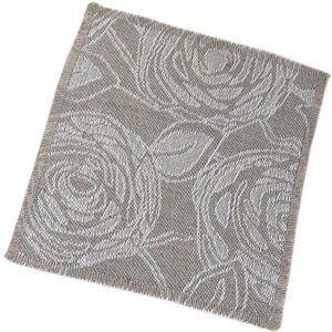 matches21 - Webshop Coaster Untersetzer LYDIA Natur Rosen beige creme 14 5x14 5 cm Landhaus 1 Stk 121954 1 6