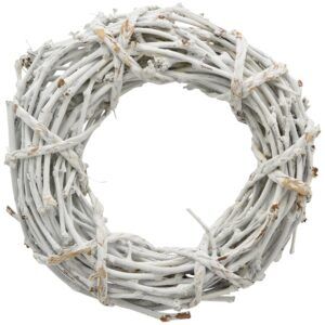 matches21 - Webshop Deko Kranz Tuerkranz Tischkranz aus Rattan weiss Naturmaterial 1 Stk 40x9 cm 118810 3 1 18