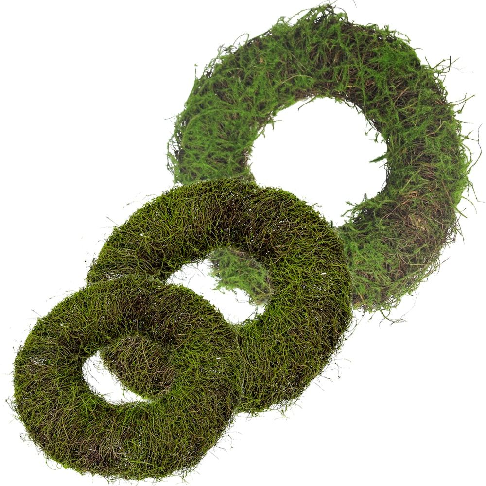 matches21 - Webshop Dekokraenze mit Moos Clematis Rebenholz Dekokraenze Holz 1 Stk 3 Groessen 120516 1 1