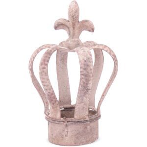 matches21 - Webshop Dekokronen Kronen Metall Gartendeko grau Vintage Shabby 2 Groessen 124452 1 1 11