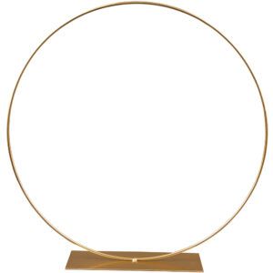 matches21 Dekoringe Ringe auf Fuss Sockel Metallringe Drahtringe Metall gold 1 Stk 2 Groessen 121858 1 1 8