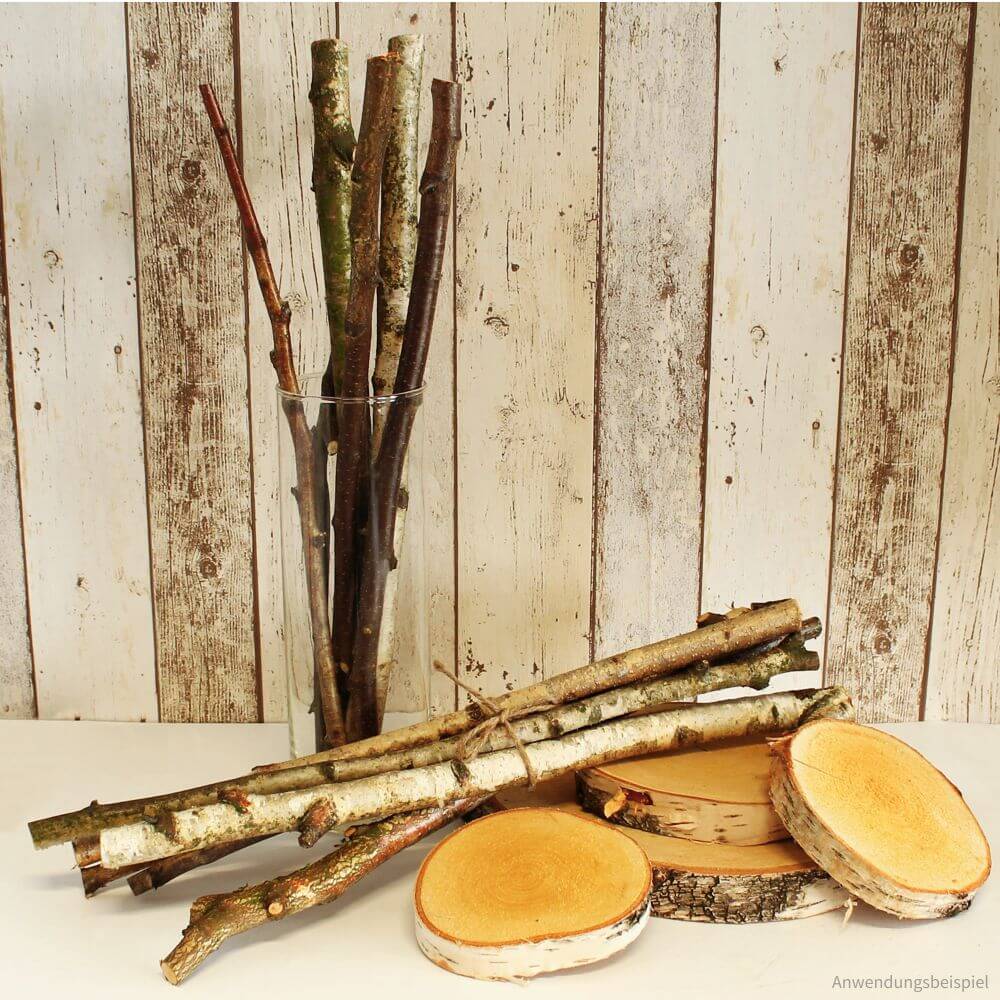 matches21 - Webshop Dekozweige Birke Zweige aeste Naturmaterial Laenge 50 cm 1 2 5 cm 6er Set 116101 4 1 5