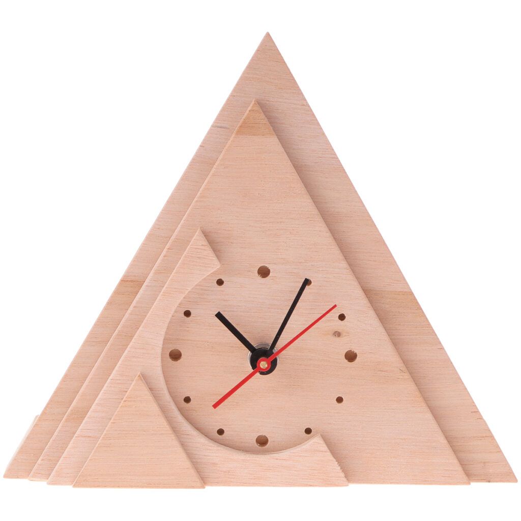 matches21 - Webshop Design Uhr 23x20x4 cm Holz Kinder Bausatz Werkset Bastelset ab 11 J 105493 1 1 1