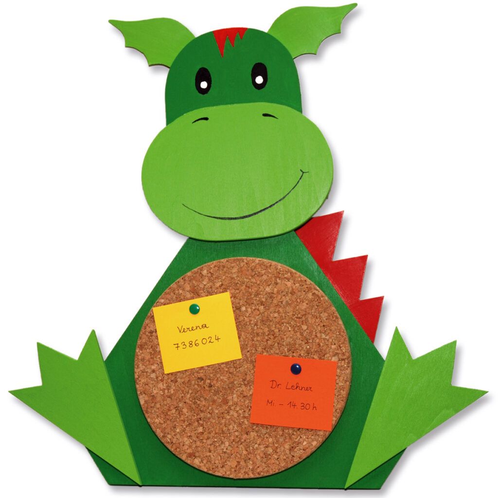 matches21 - Webshop Dino Memo Board Holz Pinnwand Bausatz Kinder Werkset Bastelset ab 9 Jahren 113348 1 1 1