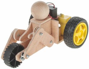 matches21 - Webshop Dreirad Bausatz Holz und Elektro Getriebemotor Bastelset fuer Kinder ab 12 Jahre 117010 1 3