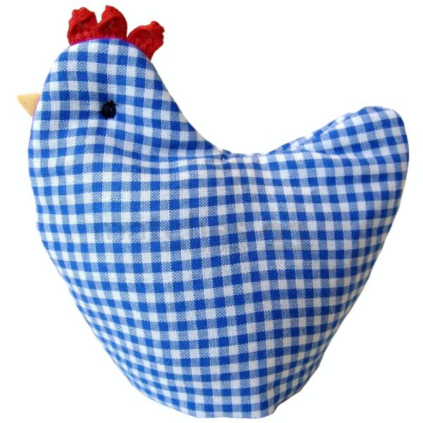 matches21 - Webshop Eierwaermer Huhn Landhaus blau weiss kariert Eiwae 1 1