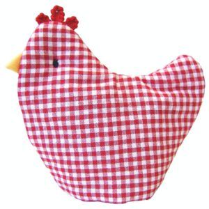 matches21 - Webshop Eierwaermer Huhn Landhaus rot weiss kariert Eiwaer 1 5