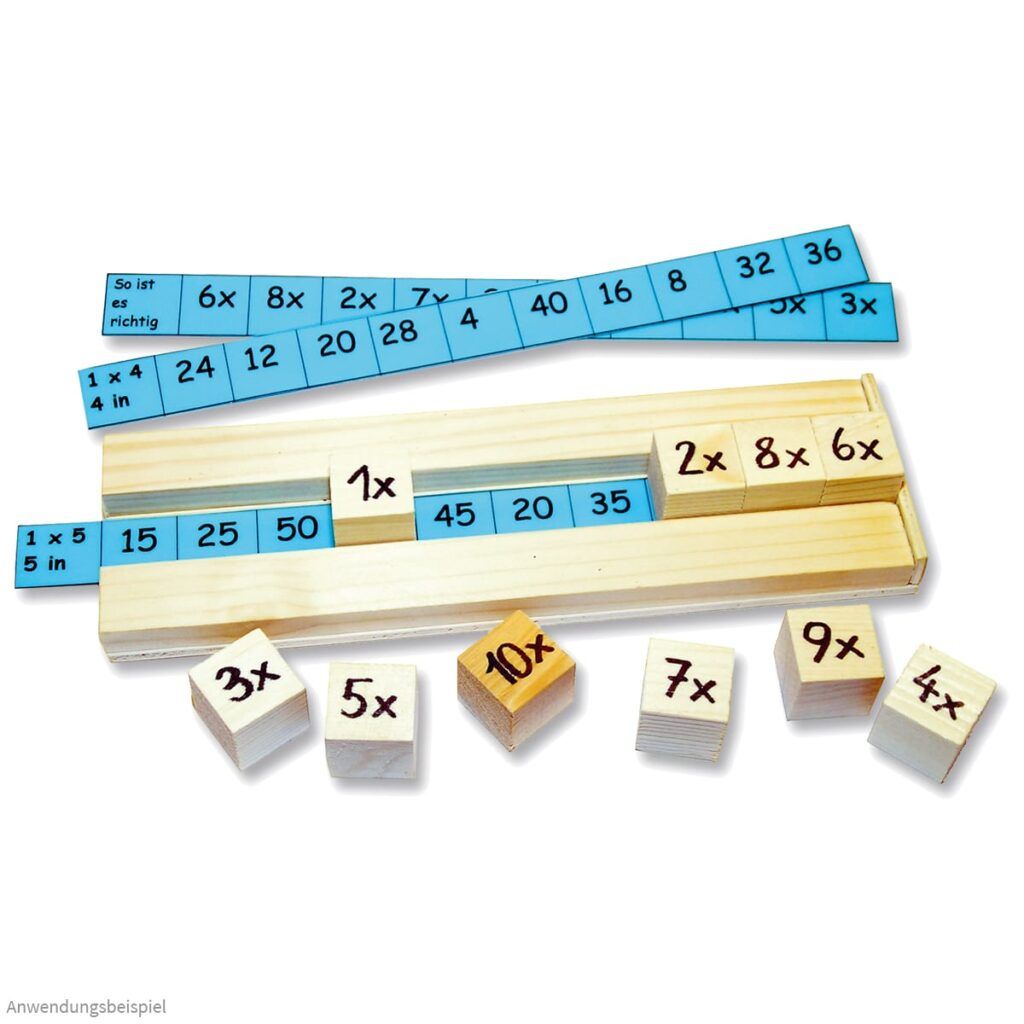 matches21 - Webshop Einmaleins 1x1 Mathematik Lernspiel Bausatz Kinder Werkset Bastelset ab 7 Jahren 100885 1 1 1